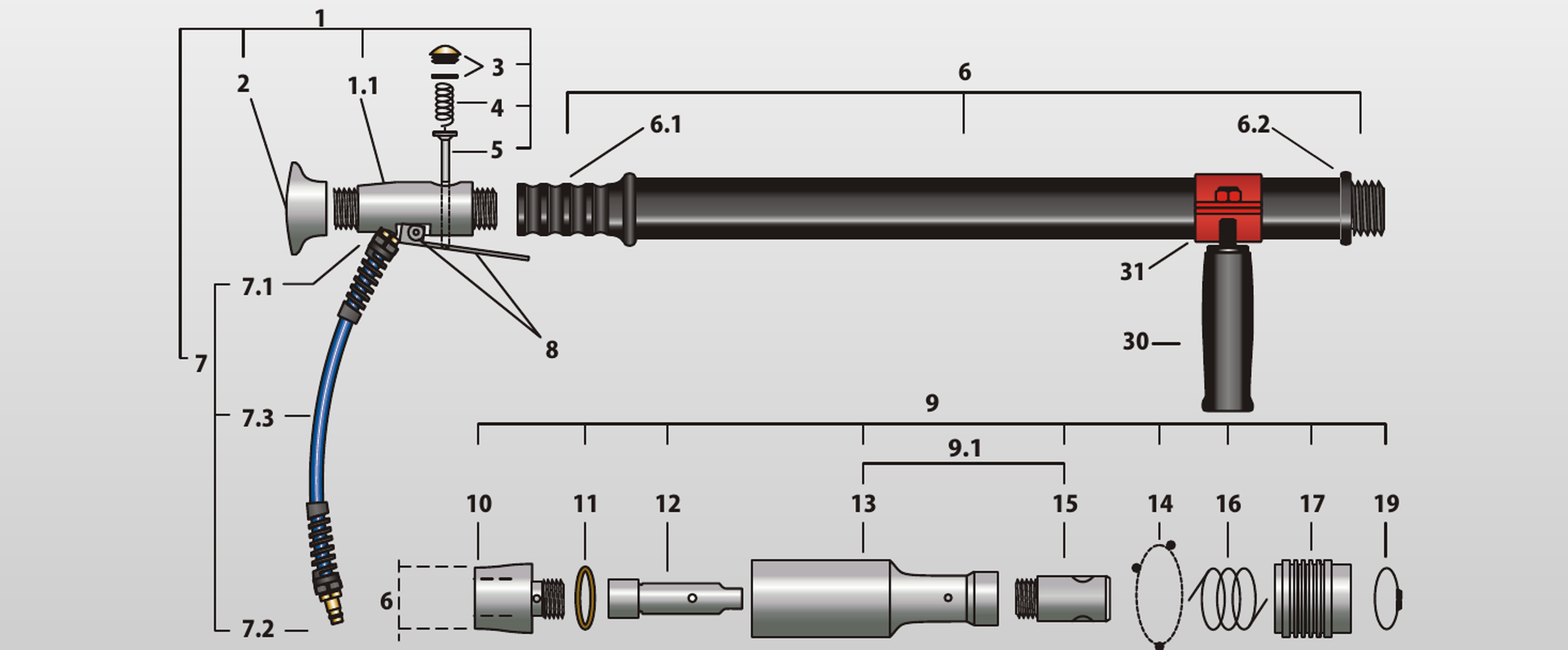 Diagrama piese de schimb VOGT Hammer 50-18